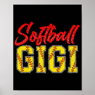 Poster Gigi Retro Groovy Loud Game Catcher
