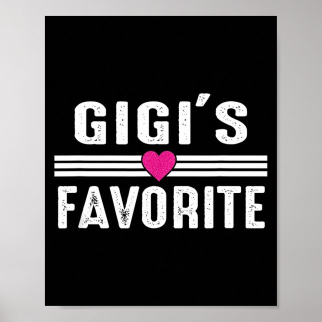 Poster Gigi's Favorite  (Frente)