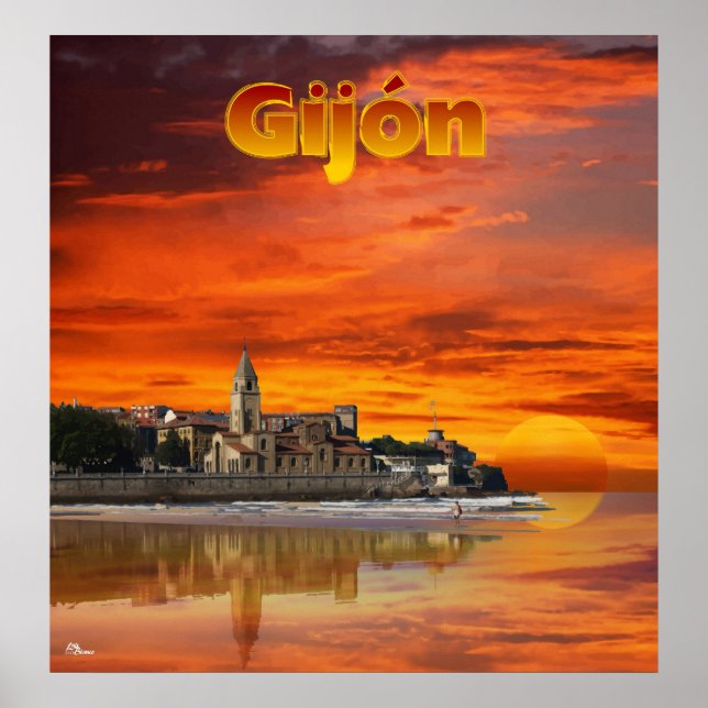 Poster Gijón (Frente)