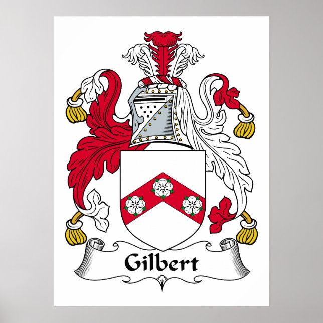 Póster Gilbert Family Crest (Frente)