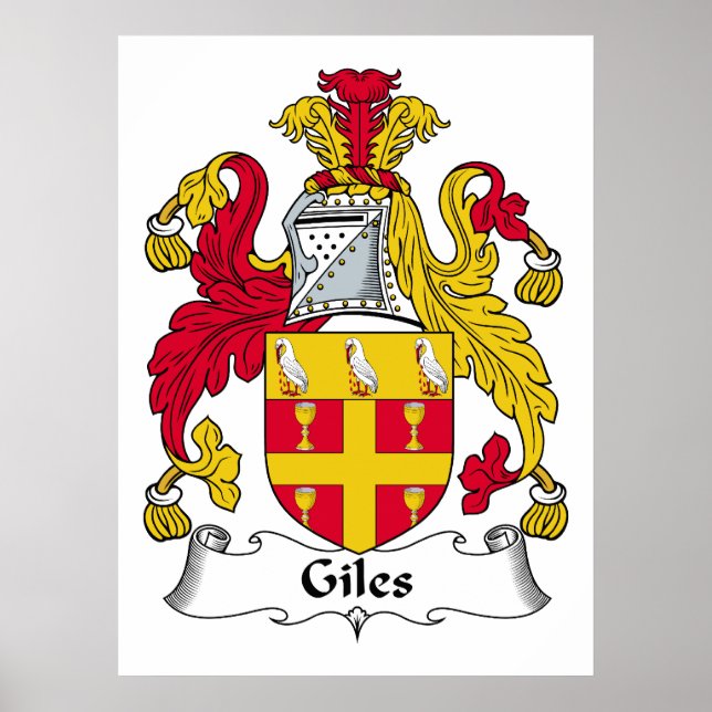Póster Giles Family Crest (Frente)