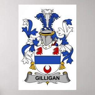 Póster Gilligan Family Crest