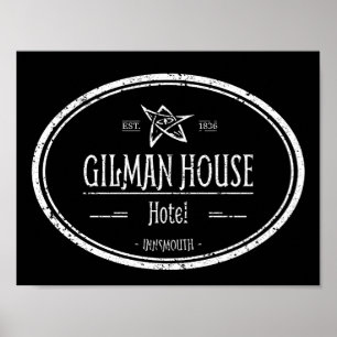 Poster Gilman House Innsmouth Lovecraftian