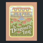 Poster Gilmore Girls | A Dragonfly Inn & Restaurant<br><div class="desc">Relacione o conforto acolhedor da Dragonfly Inn com esta elegante ilustração da icônica cama e café da manhã. Cercado por flores florescentes e pela charmosa fachada da pousada, esse design é perfeito para uma grande variedade de produtos. É a maneira perfeita de celebrar a hospitalidade e o coração de Stars...</div>