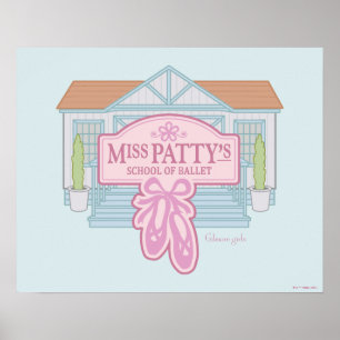 Poster Gilmore Girls Escola de Balés da Miss Patty