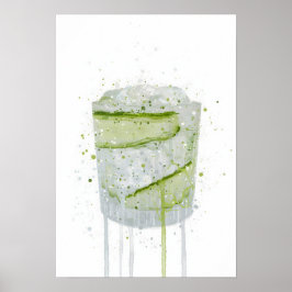 Poster Gin & Tonic 'Pepino'