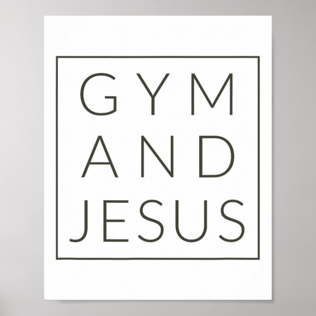 Poster Ginásio E Jesus  (Frente)