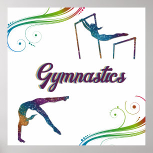 Poster ginasta de Sonhos de Ginástica