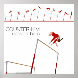 Póster Ginástica - habilidade irregular de Bar