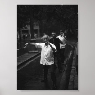 Poster ginástica matinal de Xangai na China Vintage