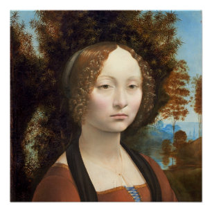 Póster Ginevra de' Benci, C. 1474 - 78