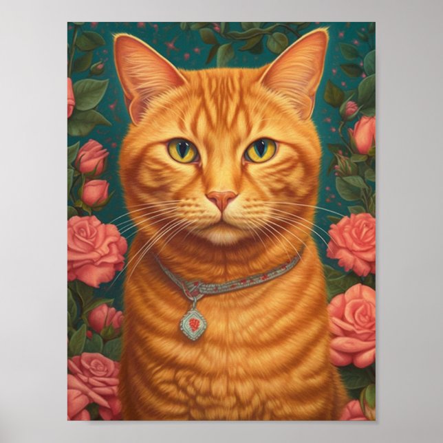 Poster Ginger Cat (Frente)