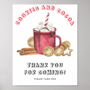 Poster Ginger COOKIES WITH COCOCOA - Obrigado por vir