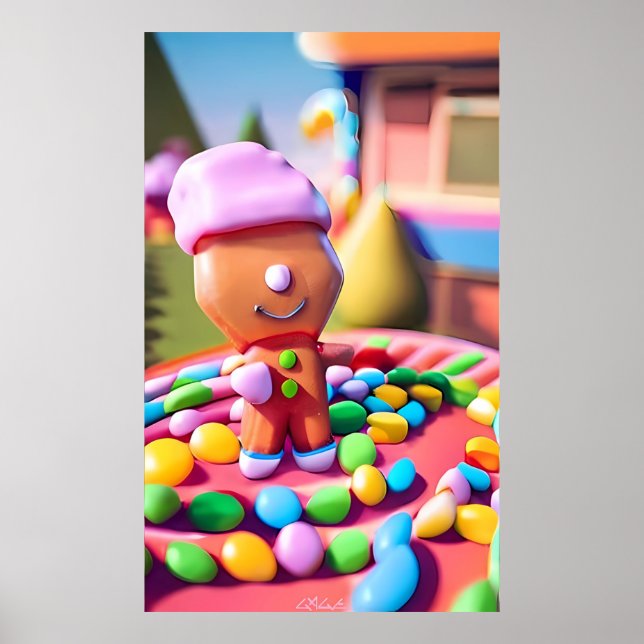 Poster Gingerbread Boy se Redime - Arte de Ken Gage (Frente)
