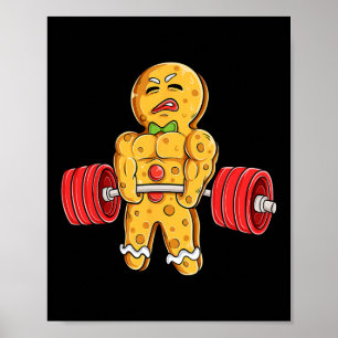 Poster Gingerpão Homem Gym Bodybuilding Chr