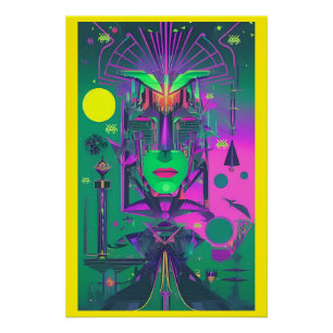 Póster Gingham Juno Lark