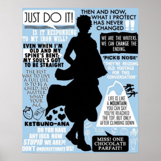 Poster Gintama Sakata Gintoki cita