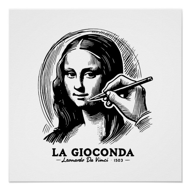 Póster Gioconda (Frente)
