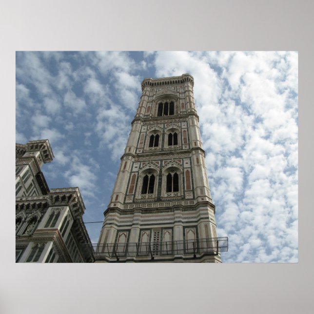 Póster Giotto's Tower, Florence, Itália (Frente)