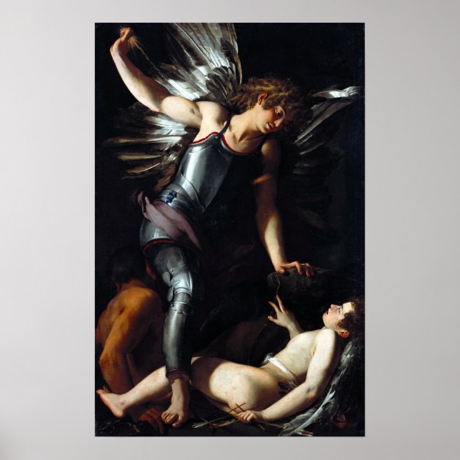 Poster Giovanni Baglione O Divino Eros Derrota (Frente)