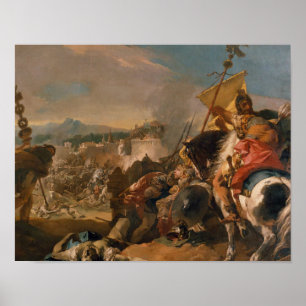 Poster Giovanni Battista Tiepolo -The Capture of Carthage