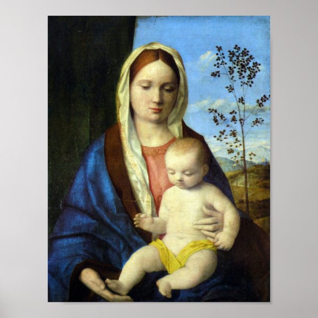 Poster Giovanni Bellini-Madonna 3 (Frente)