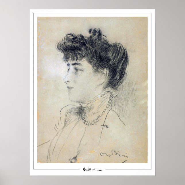 Poster Giovanni Boldini Zedign Cartaz de Arte #384 (Frente)