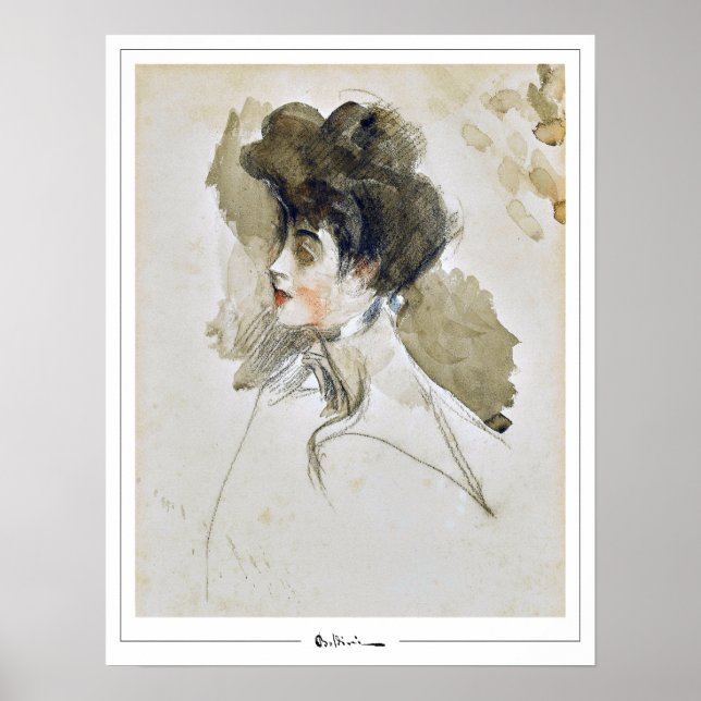 Poster Giovanni Boldini Zedign Cartaz de Arte #615 (Frente)
