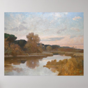 Poster Giovanni Costa.- Castel Fusano