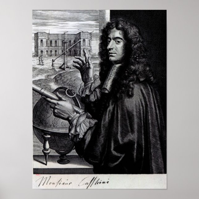 Póster Giovanni Domenico Cassini (Frente)