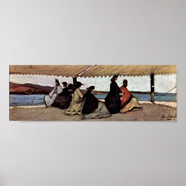 Poster Giovanni Fattori - A Rotunda de Palmieri (Frente)