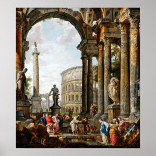 Poster Giovanni Paolo Panini O Filósofo Diogenes