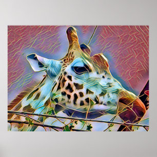 POSTER GIRAFA 