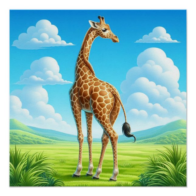 Póster Girafa (Frente)