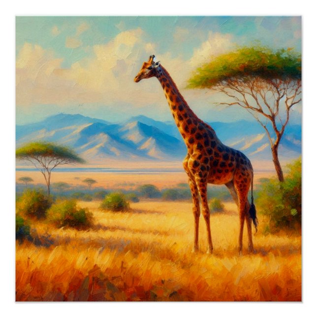 Póster Girafa (Frente)