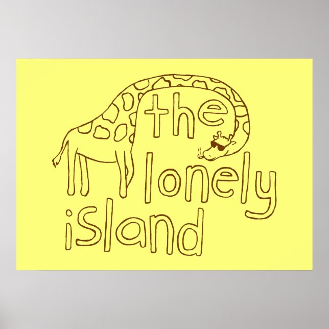 Póster Girafa (Frente)