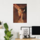 Poster Girafa adulta com vitelo (Girafa camelopardalis) (Home Office)