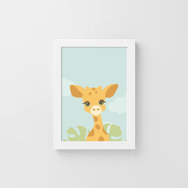 Poster Girafa Bebê 