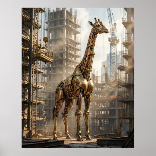 Poster Girafa de Latão Ressurge