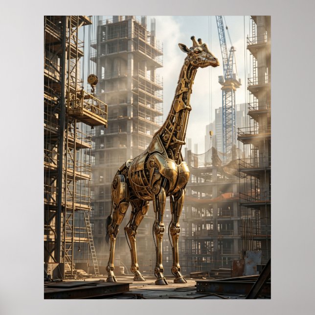 Poster Girafa de Latão Ressurge (Frente)