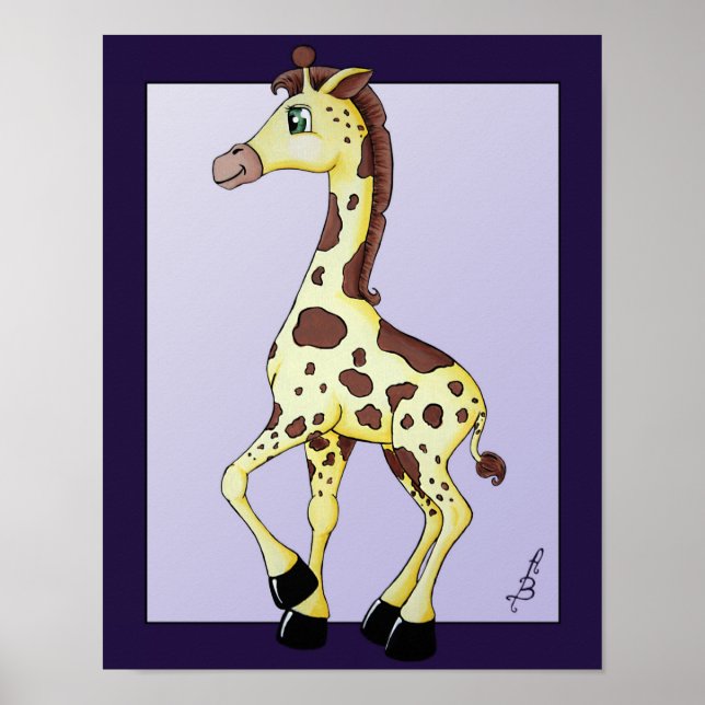 Poster Girafa Ginger (Frente)