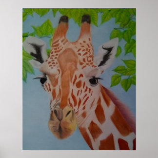 Poster Girafa Graciosa