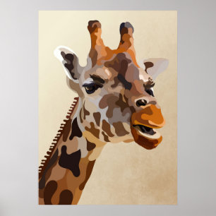 Poster Girafa Lover Girafas é incrível