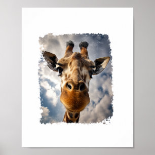 Poster Girafa Vintage  