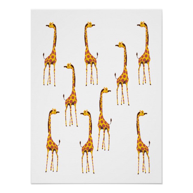 Póster Girafas (Frente)