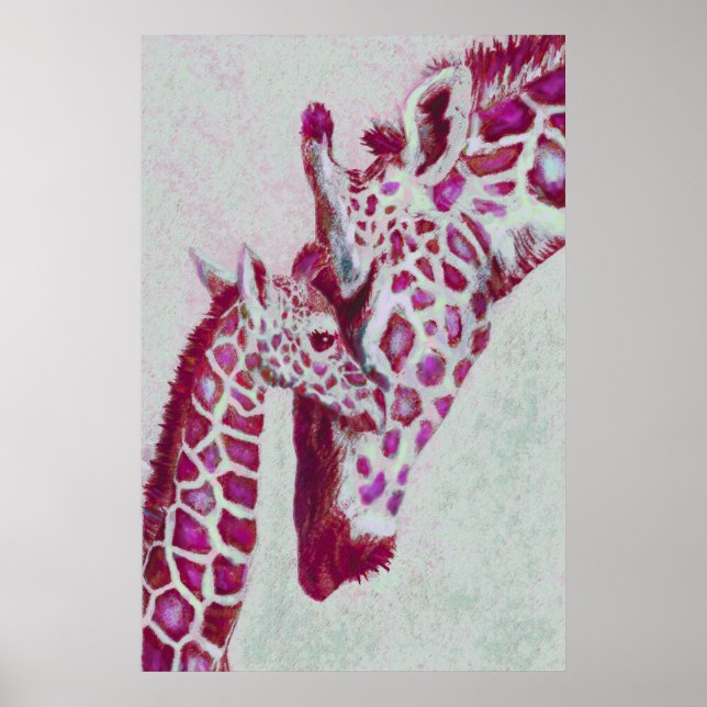 Poster girafas de hortelã (Frente)
