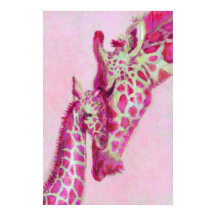 girafas rosa