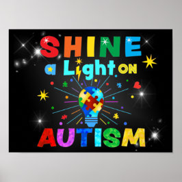Poster GIRAR uma Luz no AUTISM