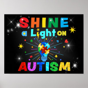 Poster GIRAR uma Luz no AUTISM