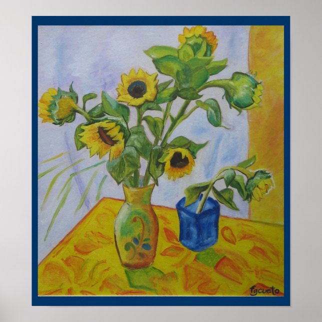 Póster Girasoles (Frente)